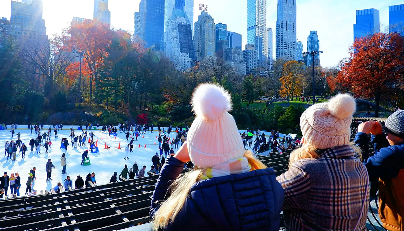 Christmas Itinerary for New York - Ice Skating in Central Park