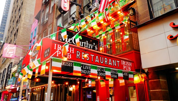 St. Patrick's Day in New York - Irish Bar