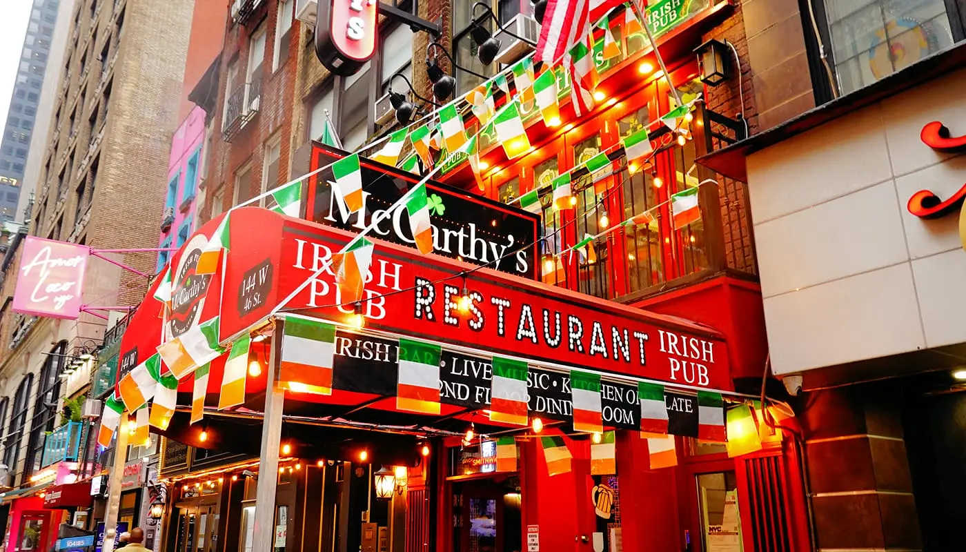 St. Patrick's Day in New York - Irish Bar