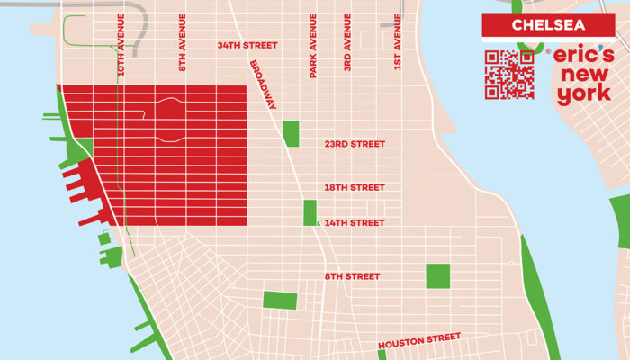 Chelsea in New York - Free Map