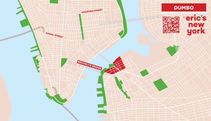 DUMBO in New York - Free Map