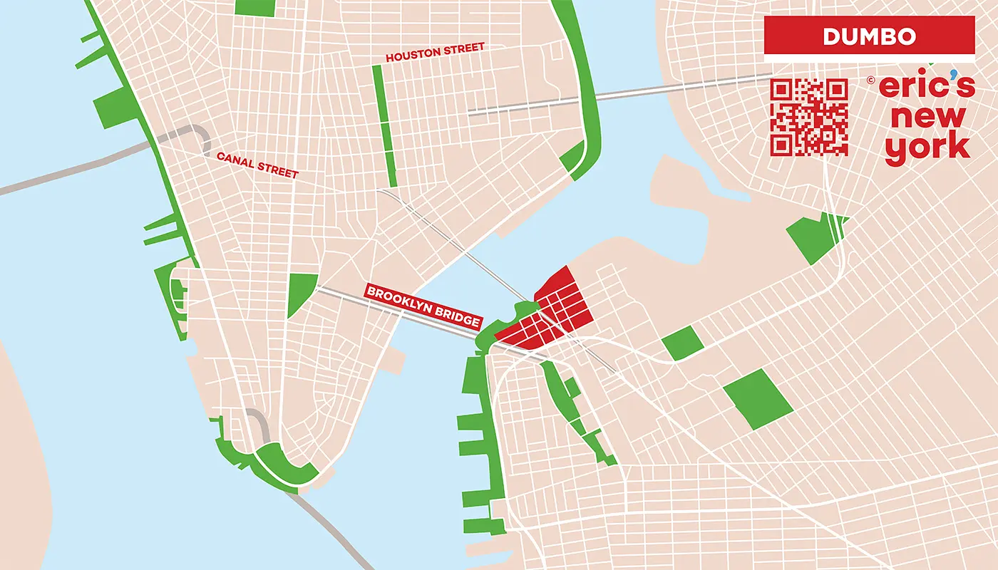 DUMBO in New York - Free Map