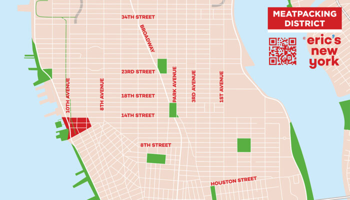 Meatpacking District in New York - Free Map