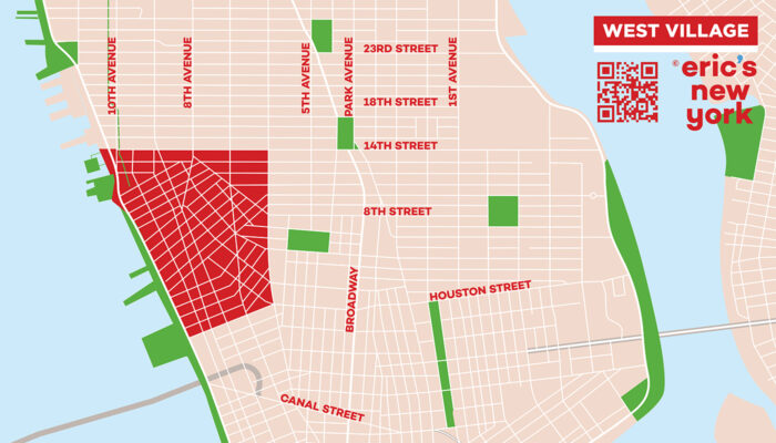 West Village in New York - Free Map