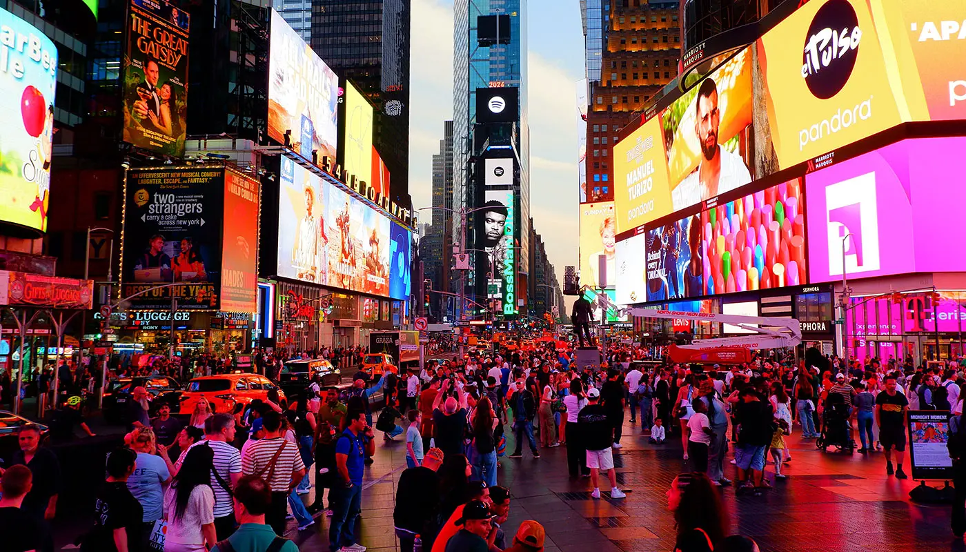 New York 6 Day Itinerary - First Impression of Times Square