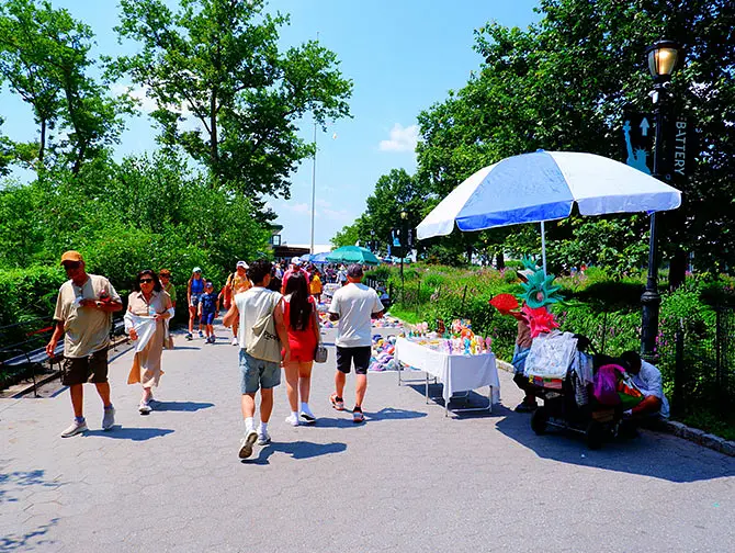 Battery Park in New York