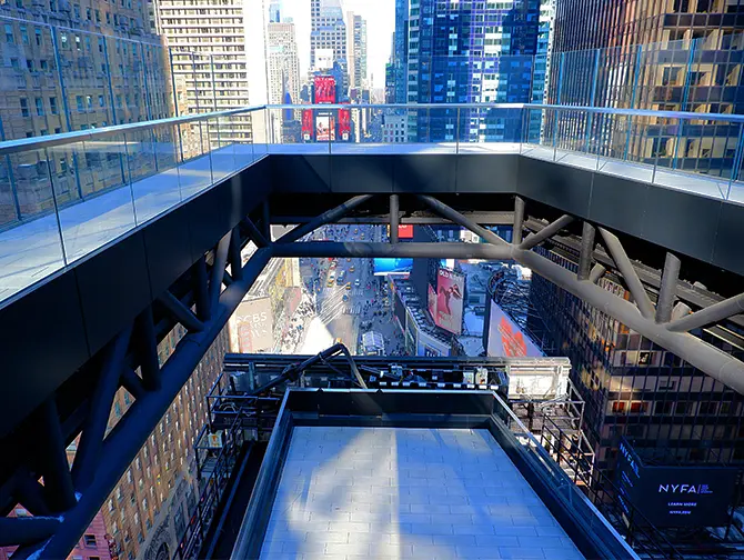 One Times Square Skywalk Tickets - Go to One Times Square for unique views of Times Square