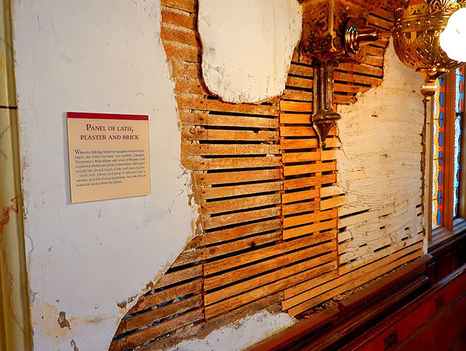 Museum at Eldridge Street in New York - National Historic Landmark in the Lower East Side