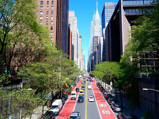 Walking Route Midtown - Tudor City in New York
